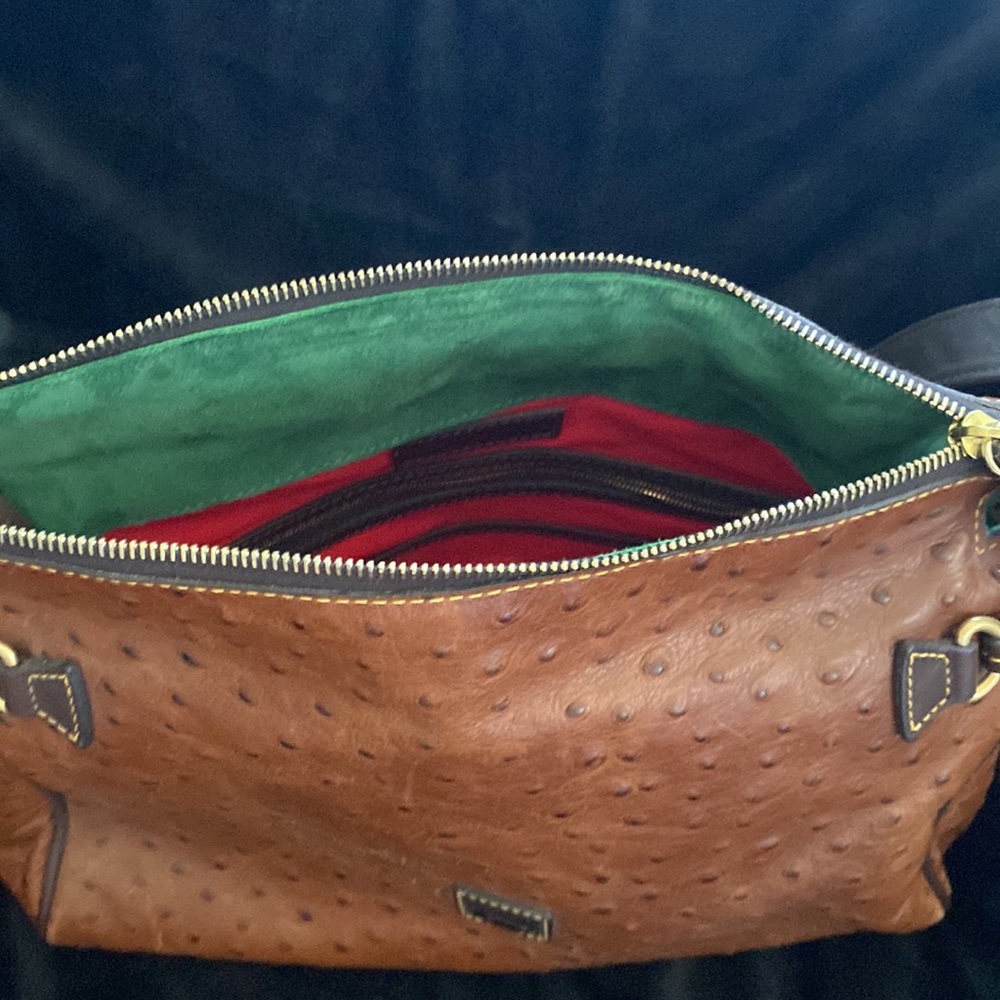 Dooney & Bourke Ostrich Skin Bag - Picture 9 of 15